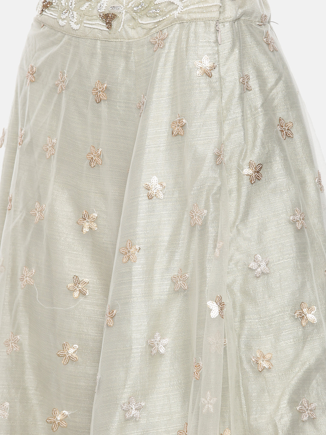 Neerus Grey Embellished Lehenga Set