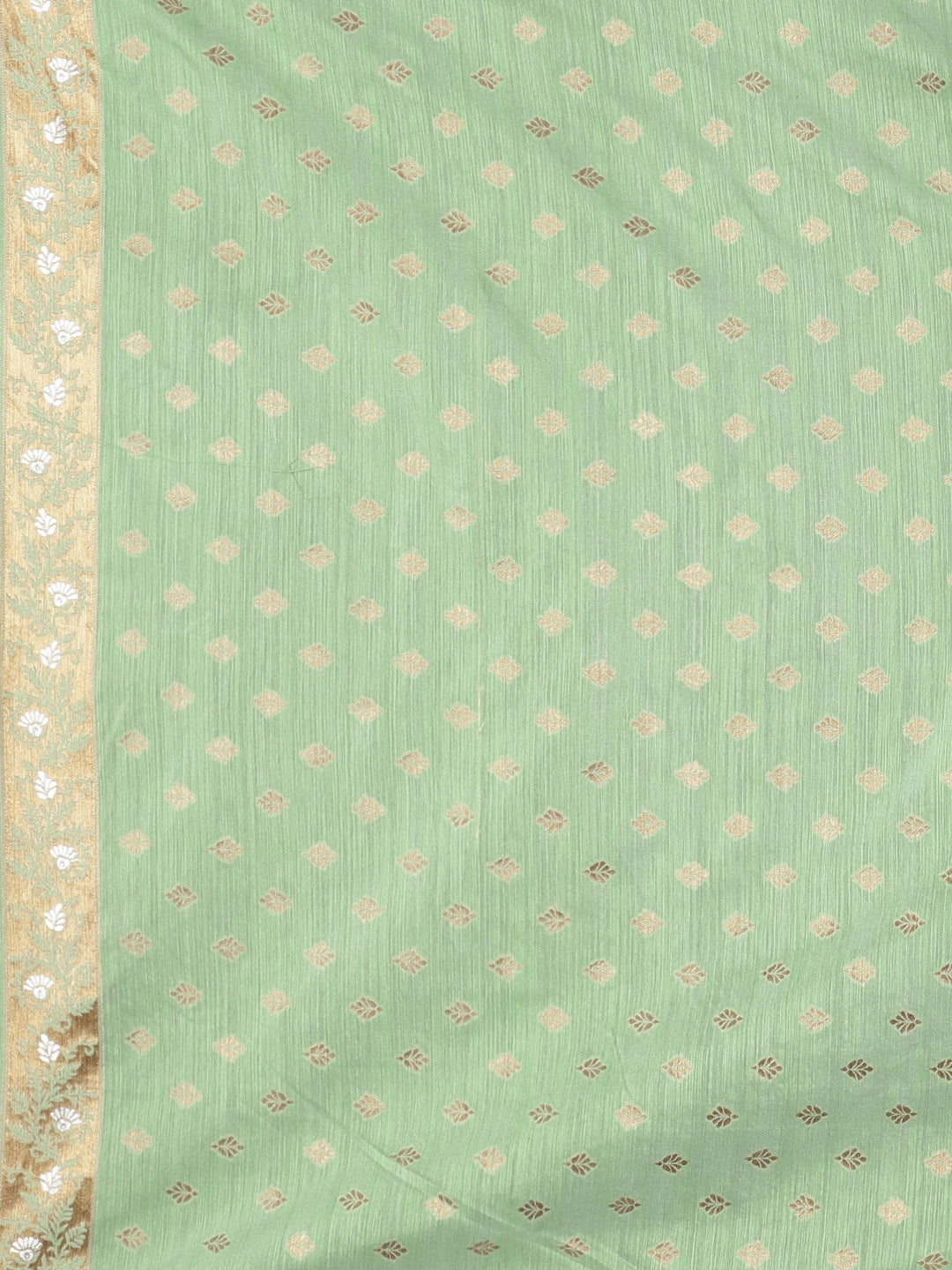 Neeru'S Green Color, Banaras Fabric Saree
