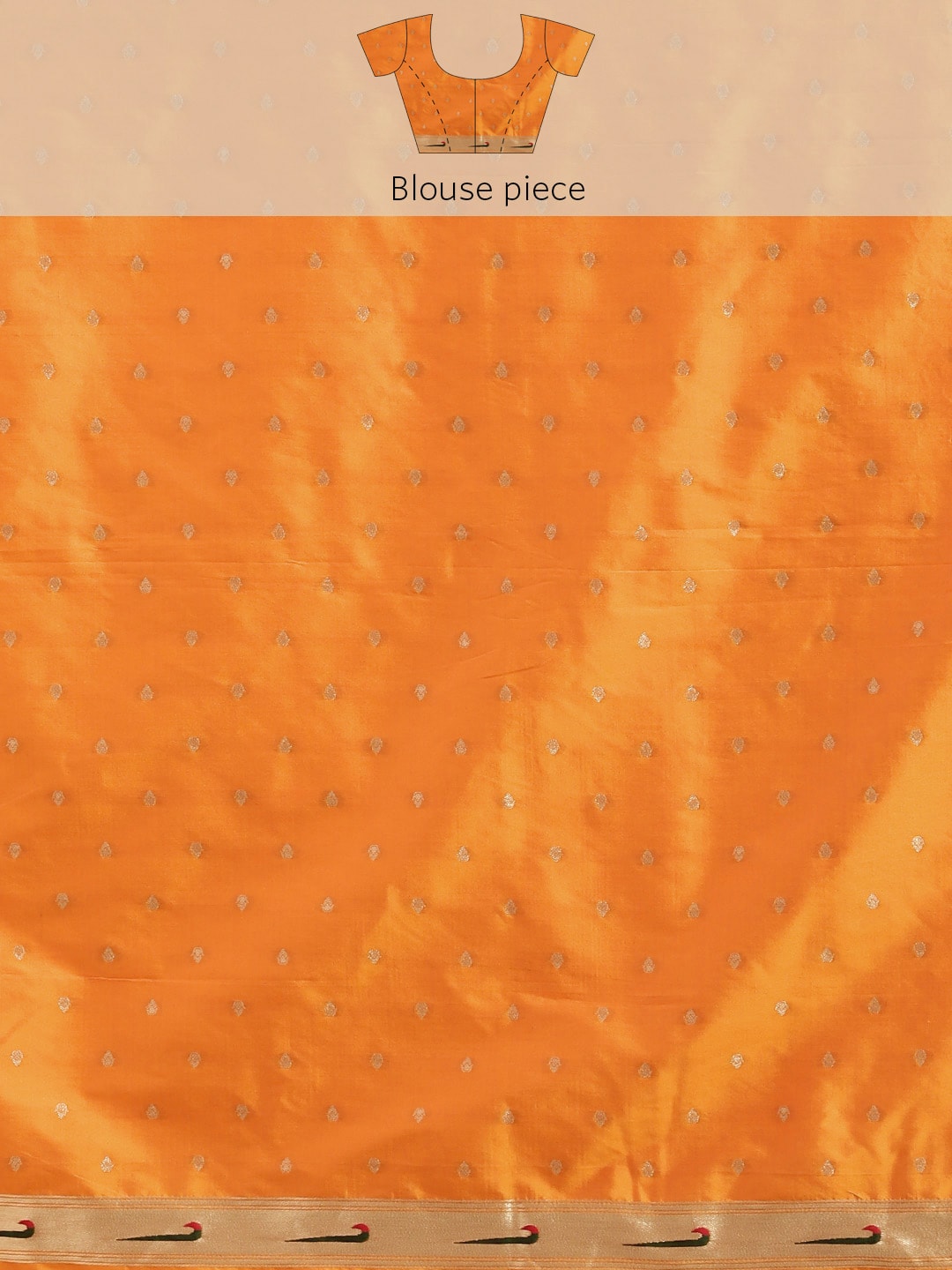 Neerus Mustard Color Banaras Fabric Saree