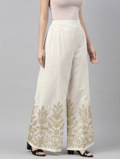 Neeru's Cream Color Plazzo