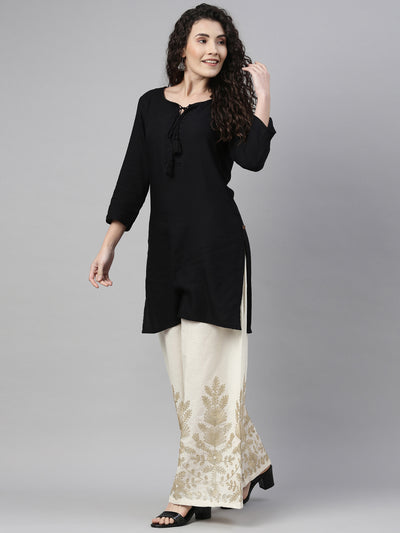 Neeru's Cream Color Plazzo