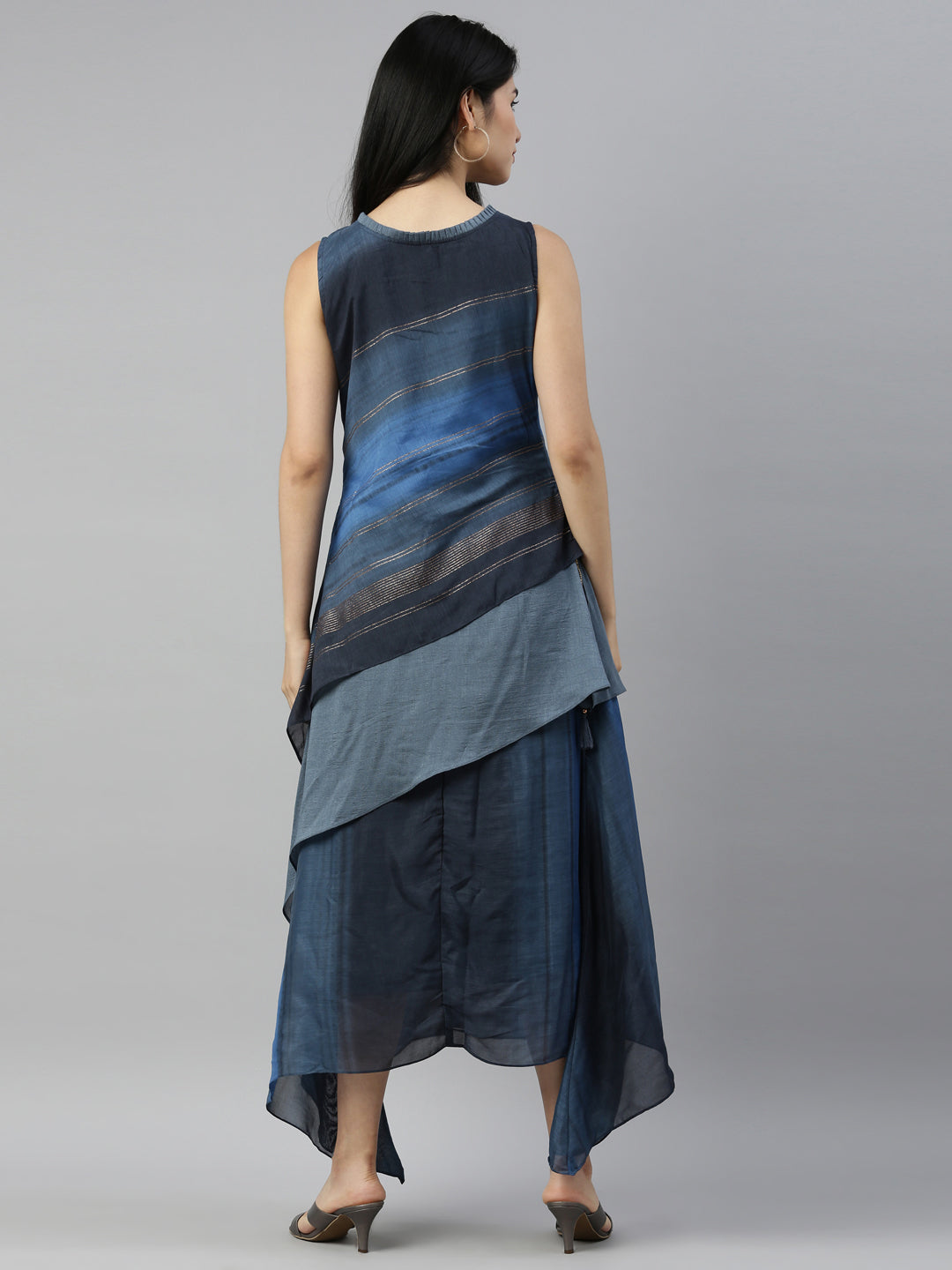 Neeru'S BLUE Color SILK Fabric Kurta