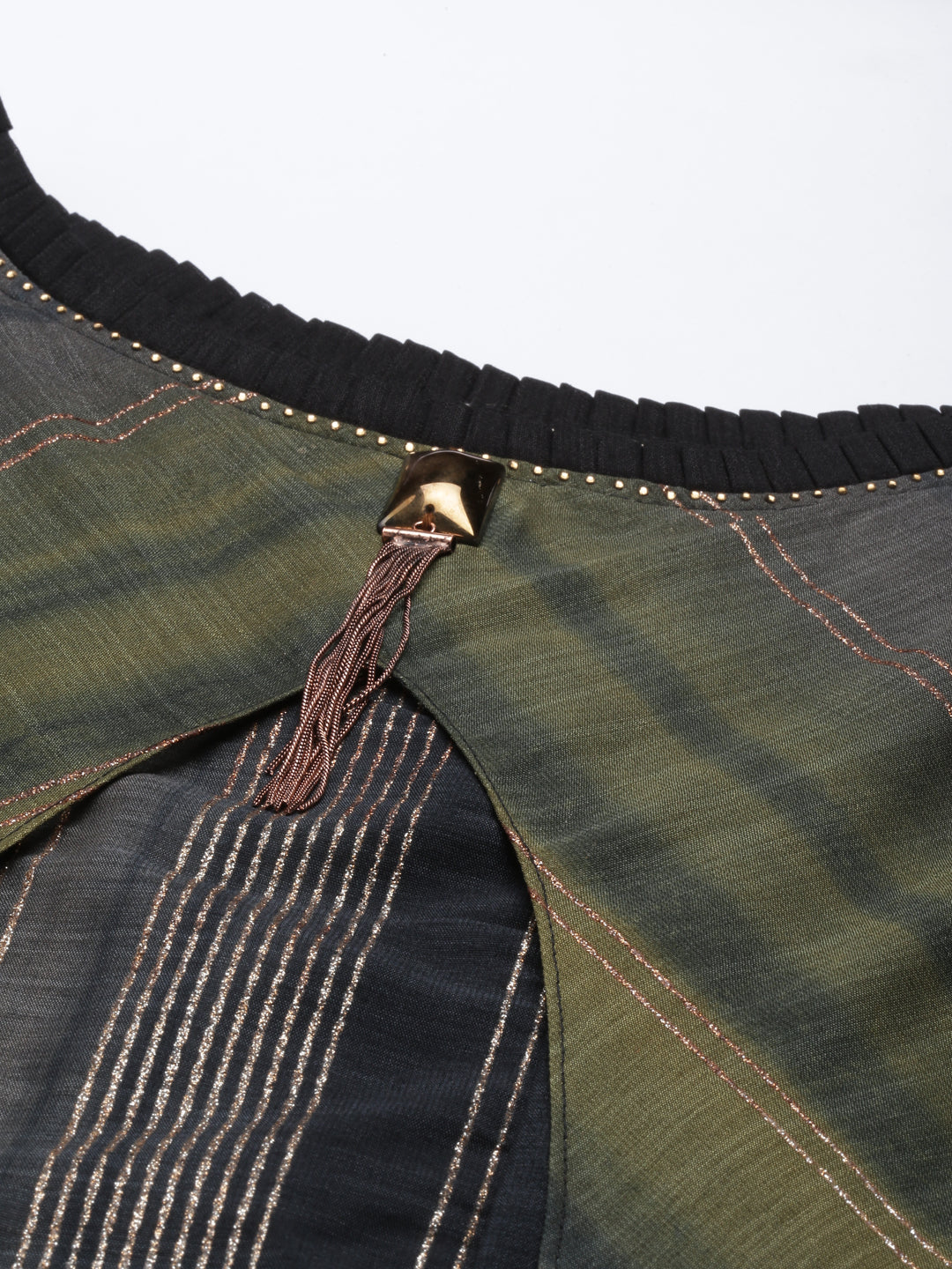 Neerus Grey Color Silk Fabric Kurta