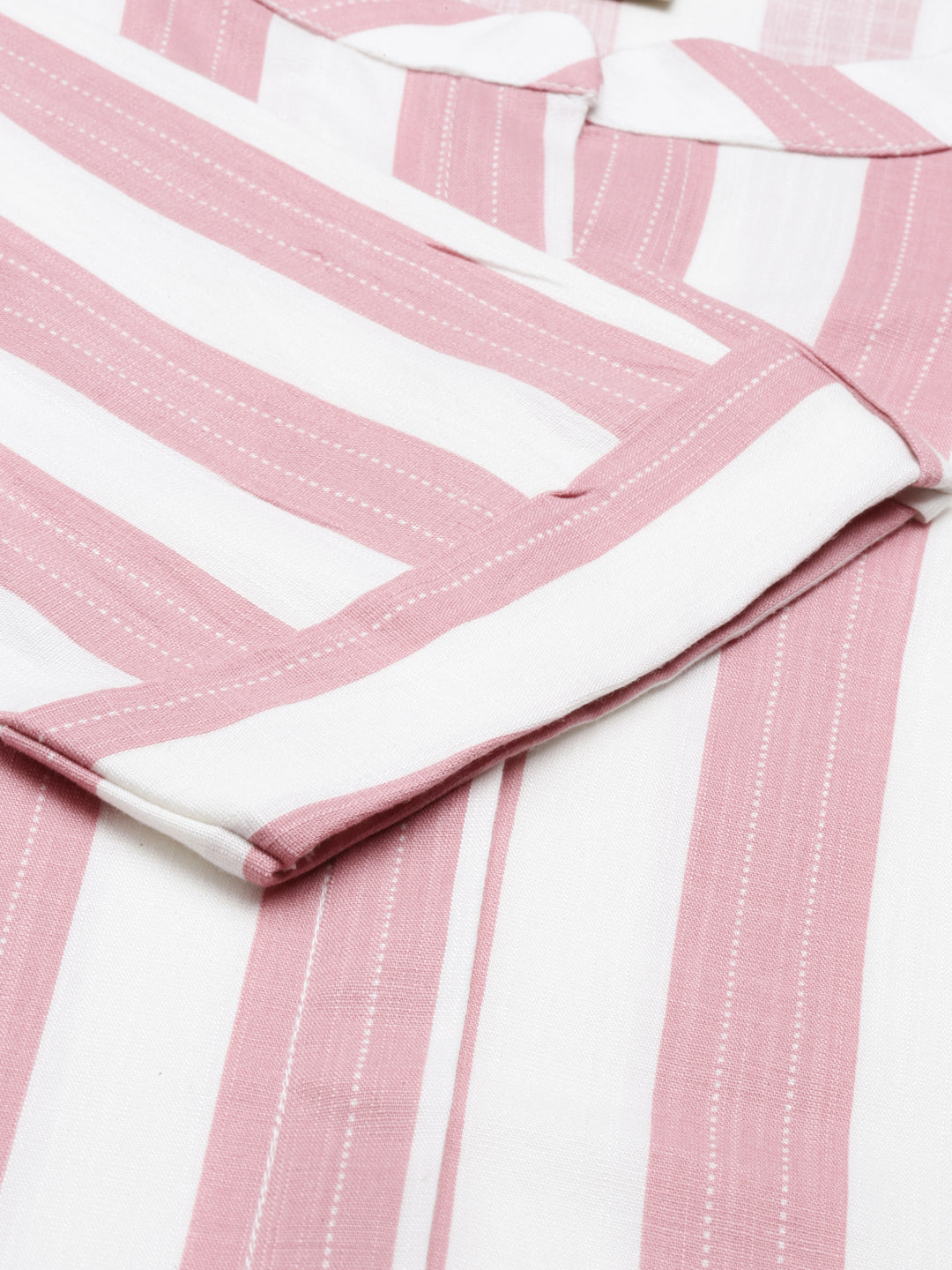 Neerus Pink Color Slub Rayon Fabric Kurta