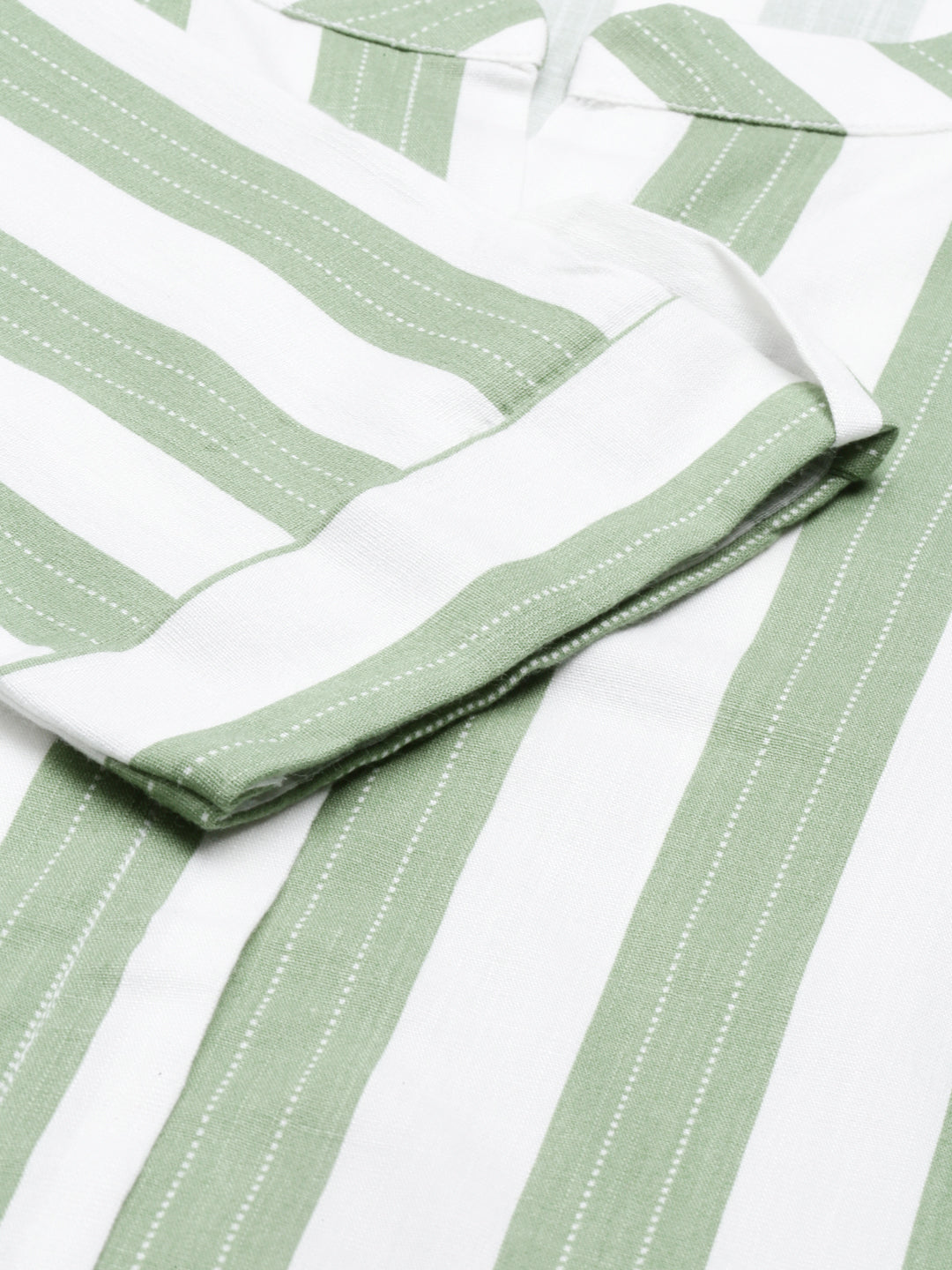 Neerus Pista Color Slub Rayon Fabric Kurta