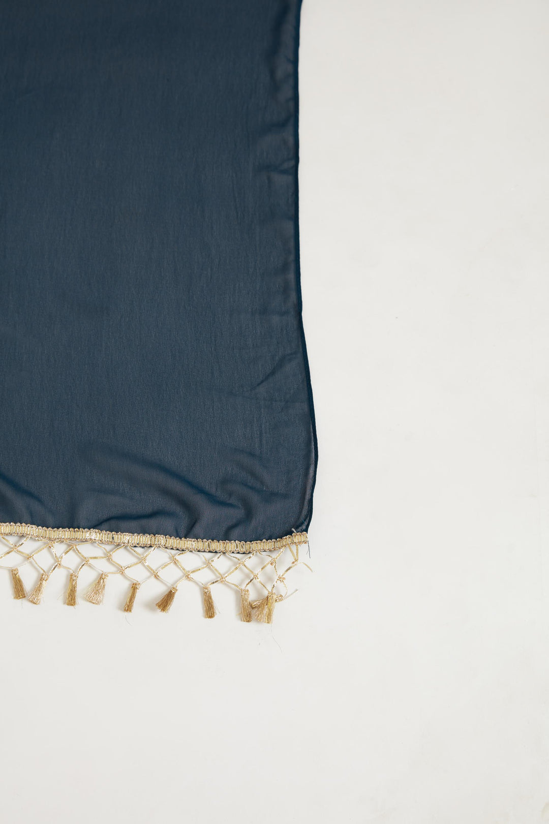 Neerus Blue Georgette Embroidered Anarkali Kurta Set - detail view 3