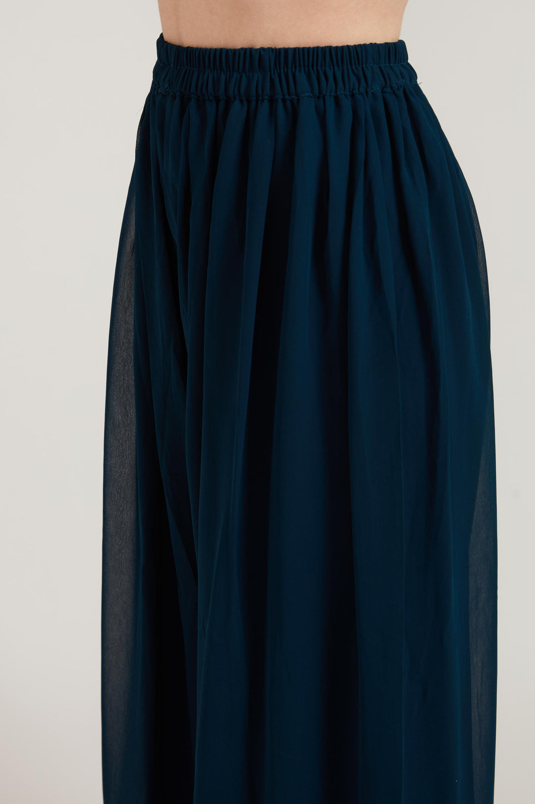 Neerus Blue Georgette Embroidered Anarkali Kurta Set - detail view 5