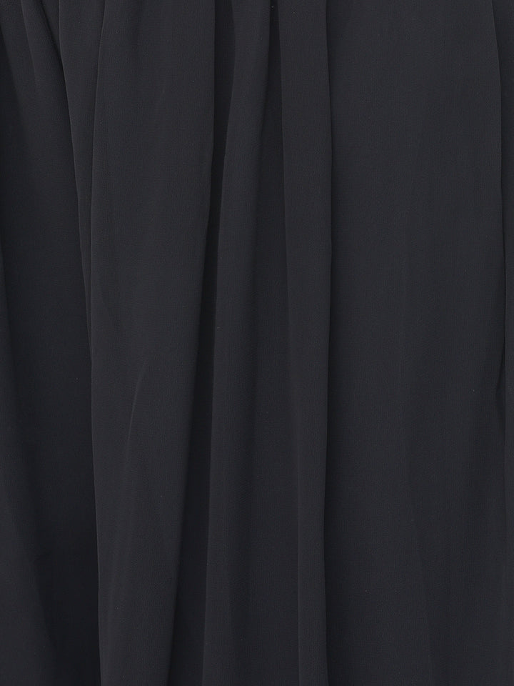 Neerus Black Color Georgette Fabric Salwar Kameez