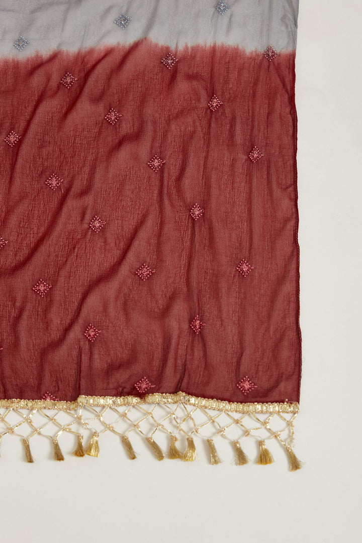 Neerus Grey Color Georgette Fabric Salwar Kameez