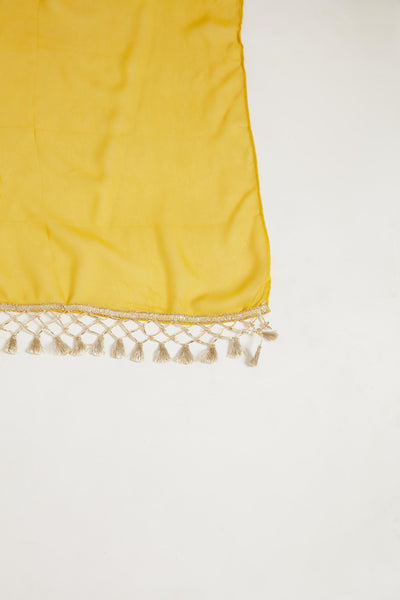 Neeru's Mustard Color Georgette Fabric Suit