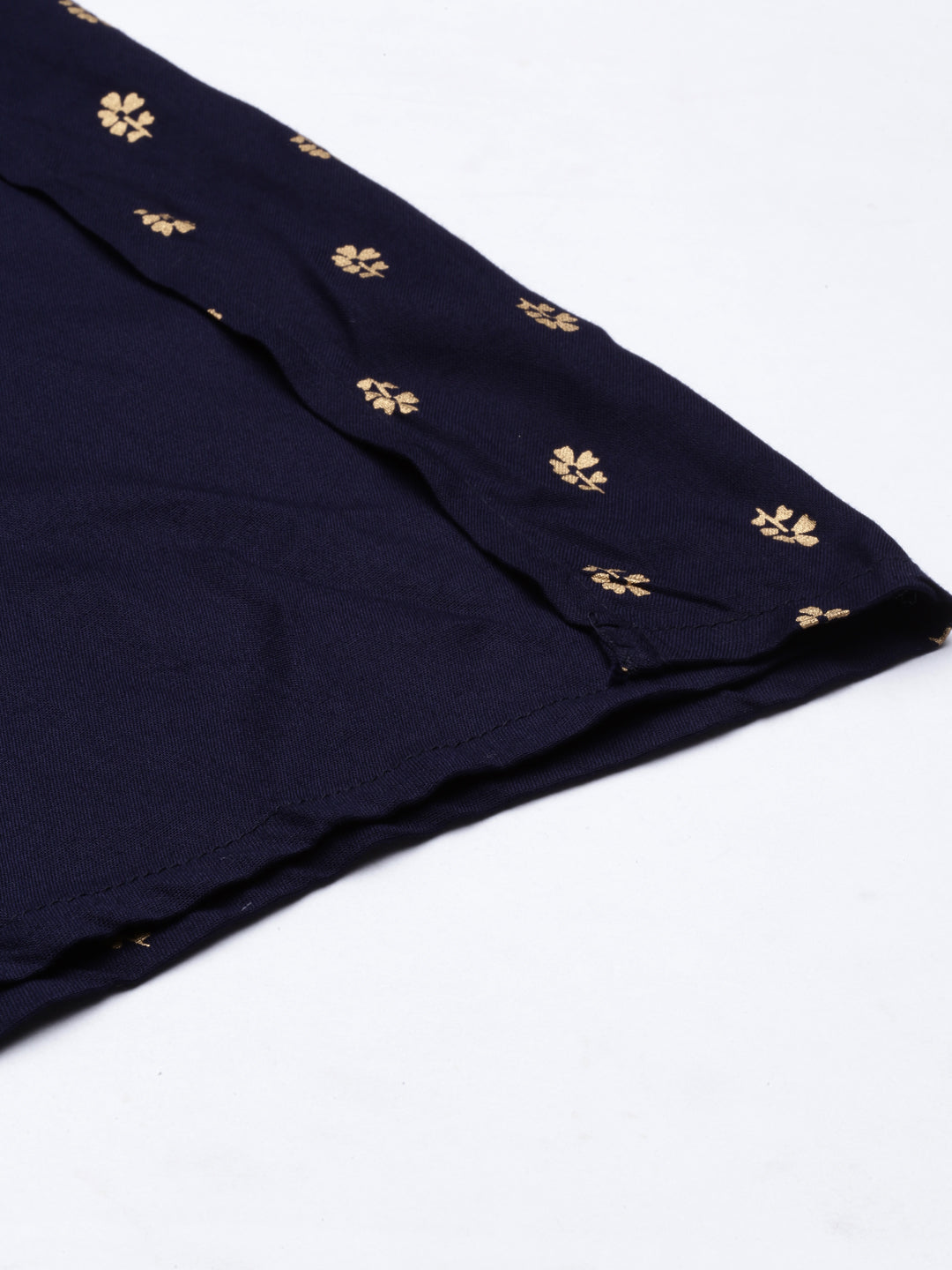 Neeru's Navy Blue Color Rayon Fabric Plazzo