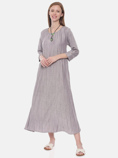 Neeru's Grey Flared Kurta
