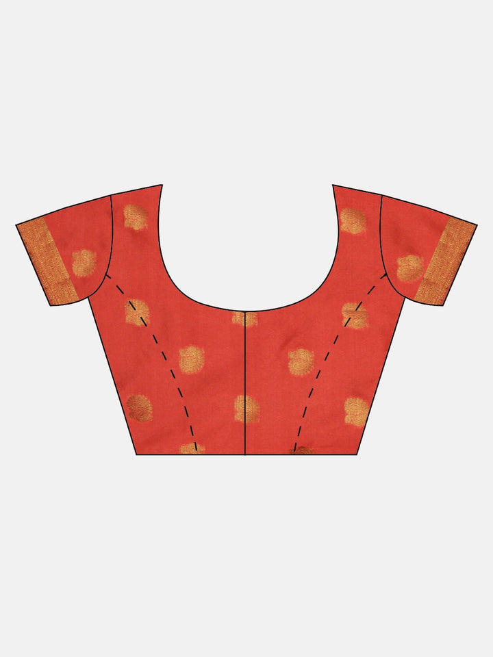 Neerus Yellow Textured Saree With Blouse