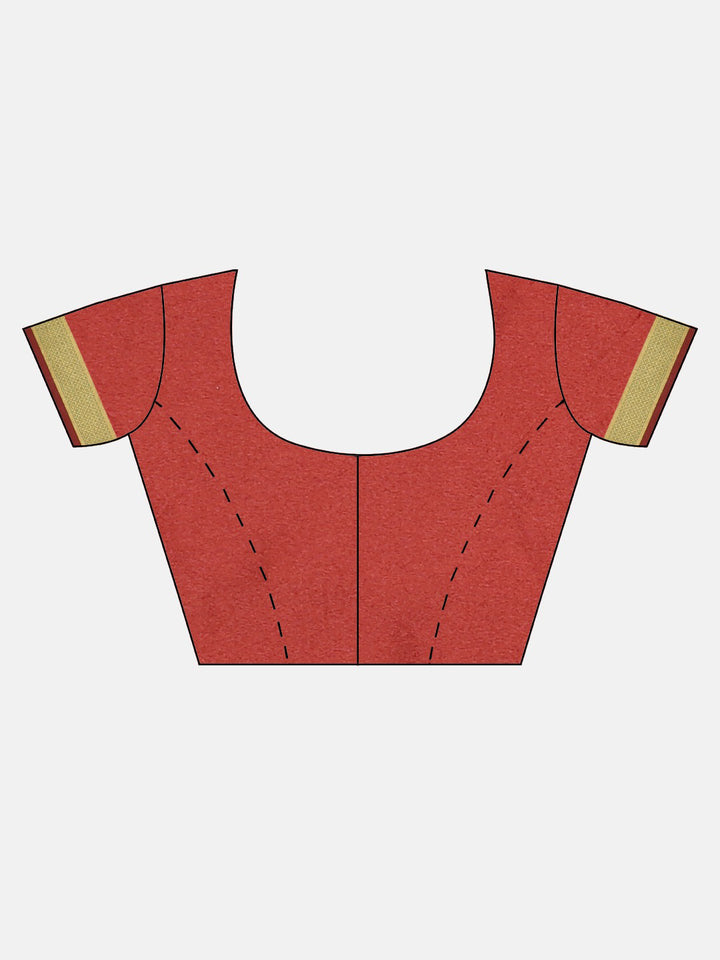 Neerus Blue Textured Saree With Blouse