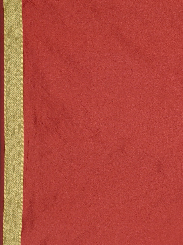 Neerus Blue Textured Saree With Blouse