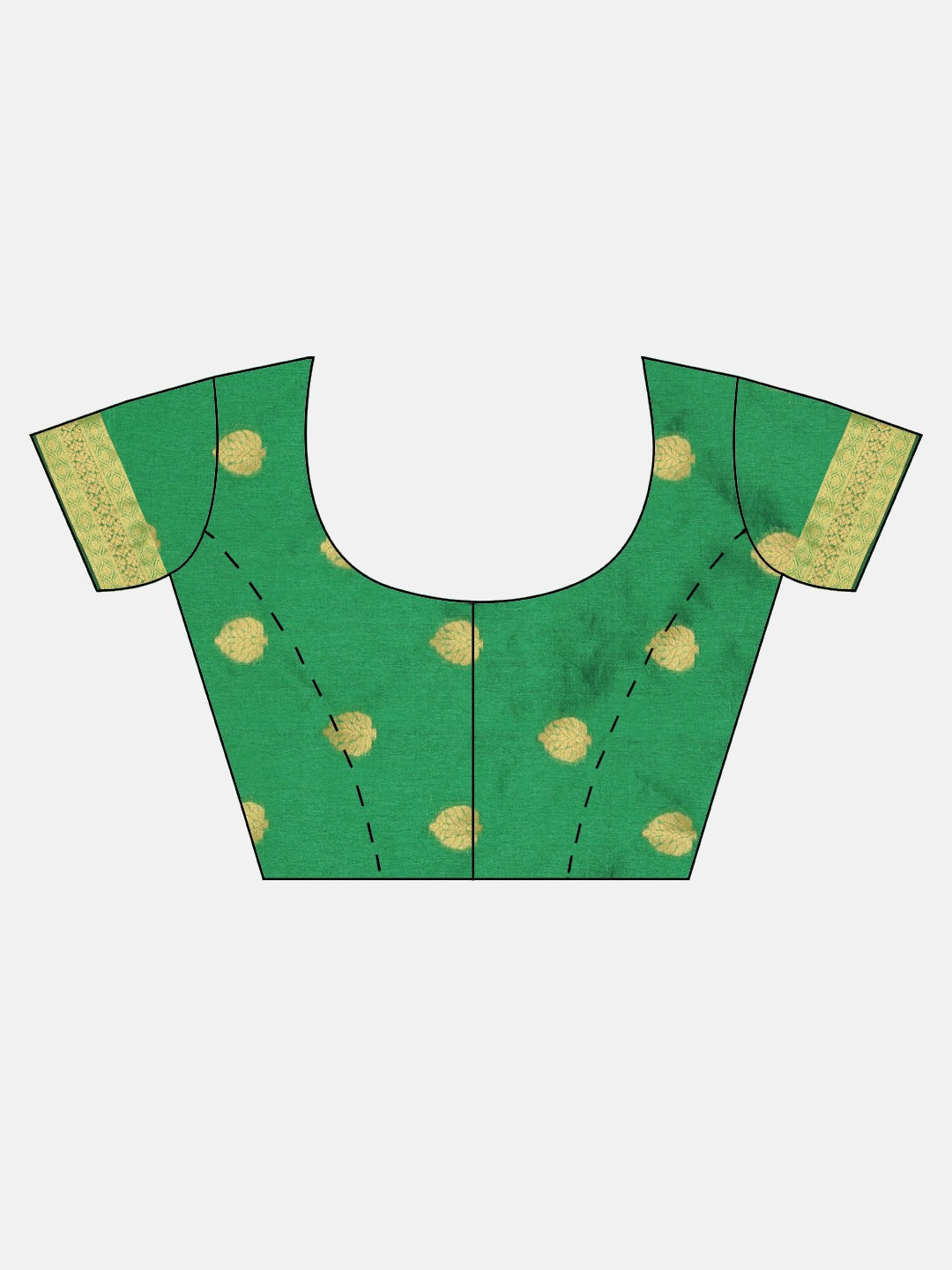 Neerus Grey Color Silk Cotton Fabric Saree With Blouse Piece