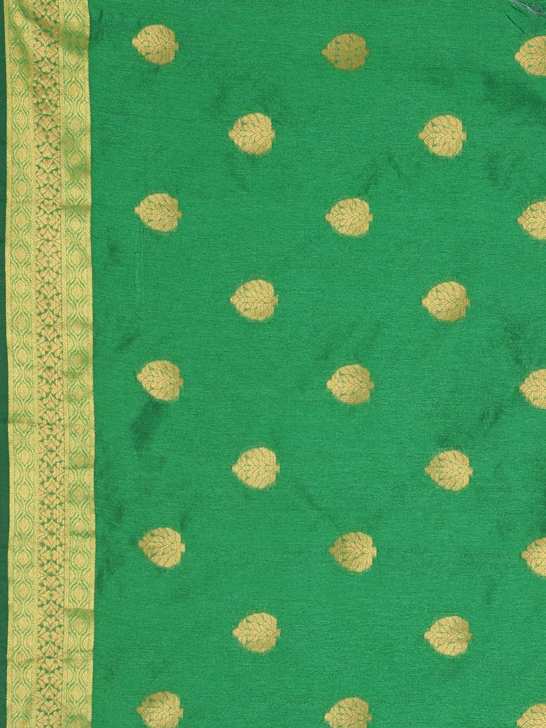 Neerus Grey Color Silk Cotton Fabric Saree With Blouse Piece