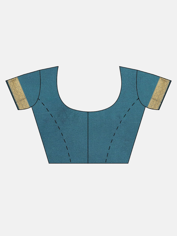 Neerus Pink Textured Saree With Blouse