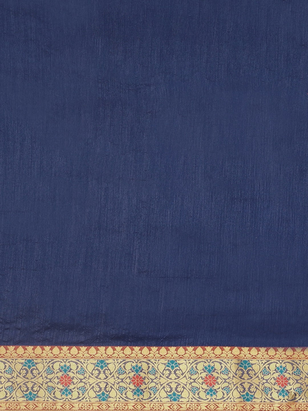 Neeru's Blue Textured Saree With Blouse