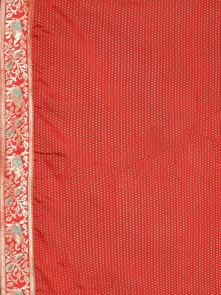 Neerus Grey silk embellished saree with beads and stones - detail view 3