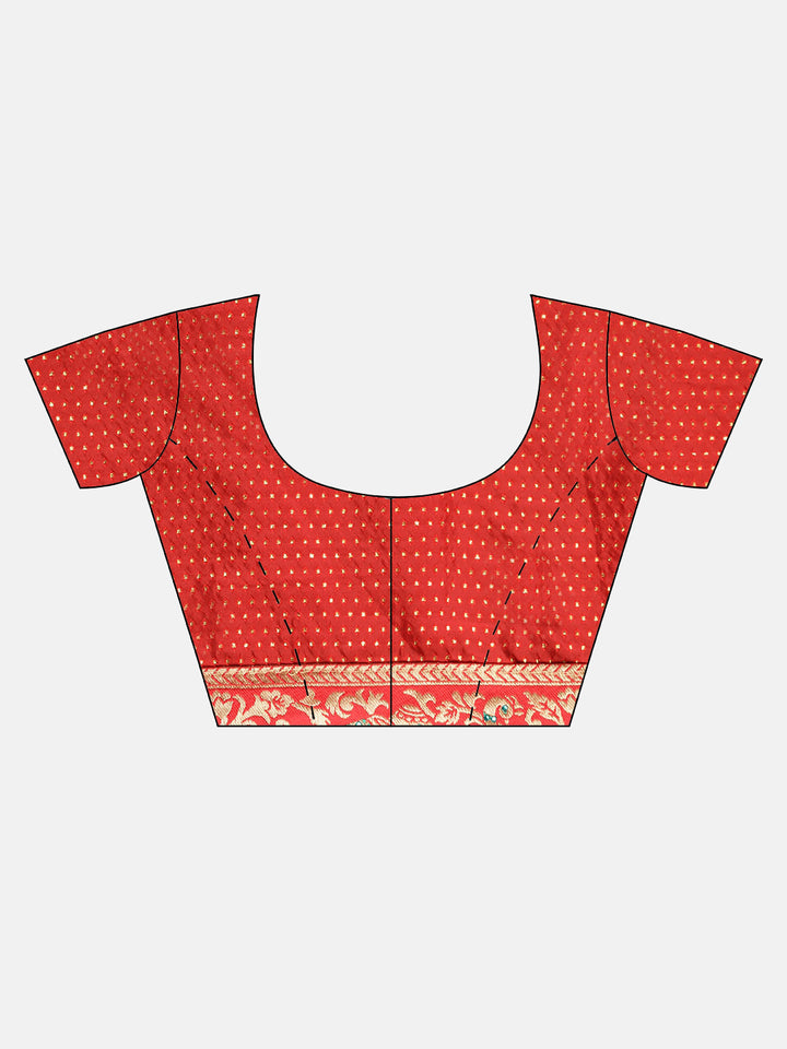 Neerus Yellow Textured Saree With Blouse