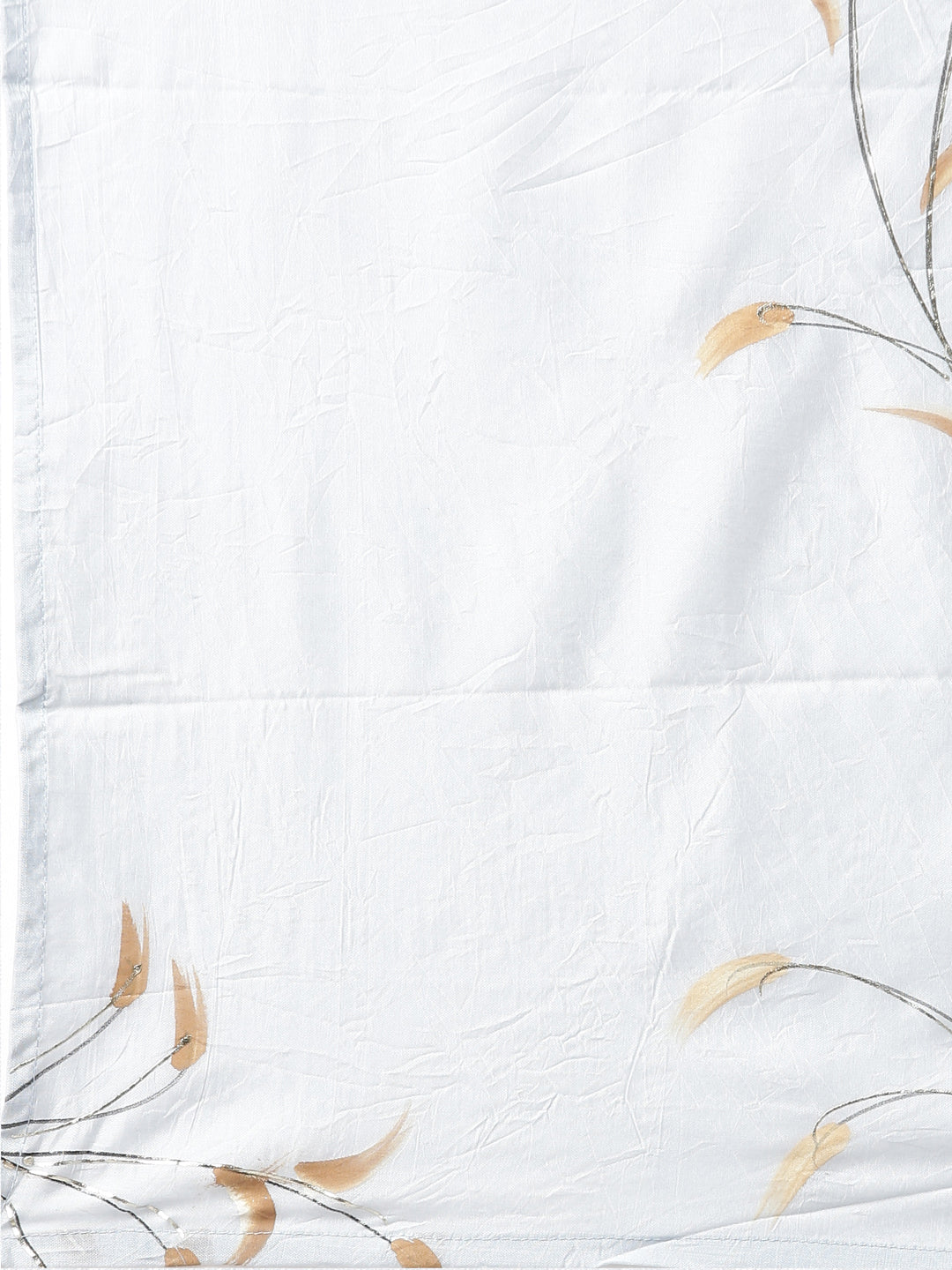 Neerus Grey printed kurta set with trouser and dupatta - detail view 4