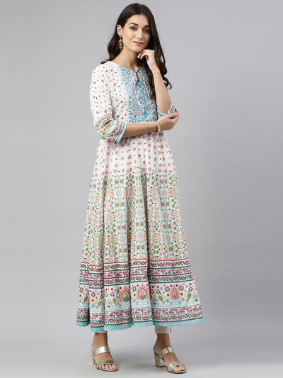 Neeru'S Rama Color, Cotton Fabric Tunic