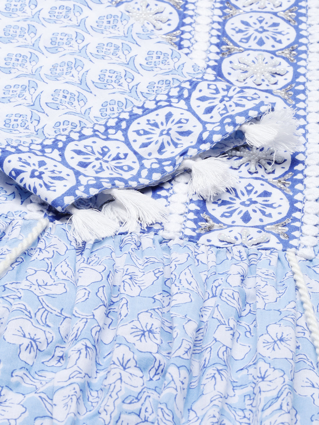 Neeru'S Blue Color, Cotton Fabric Tunic