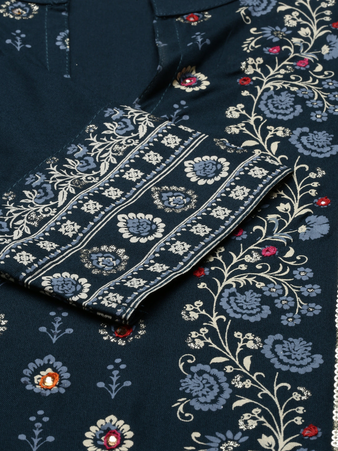 Neeru's Rama Color Rayon Fabric Kurta
