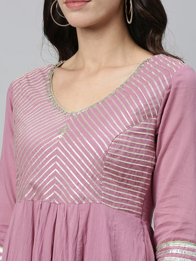 Neeru'S ONION color, COTTON fabric Kurta