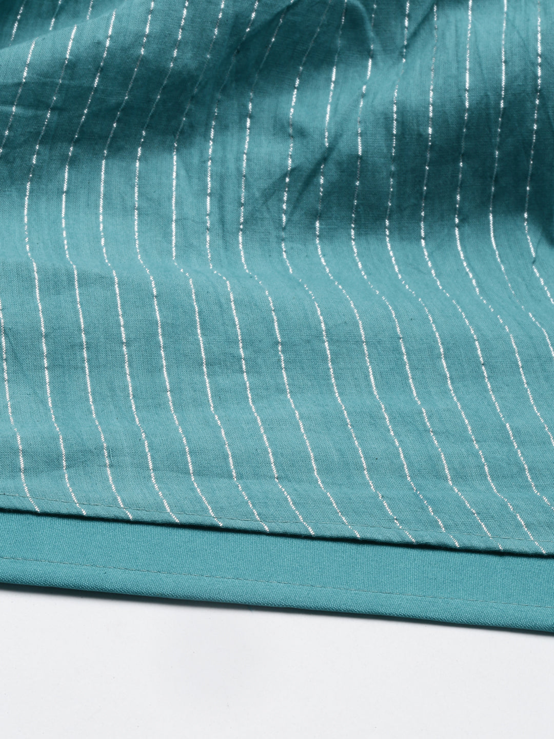 Neerus Rama Color Cotton Fabric Kurta
