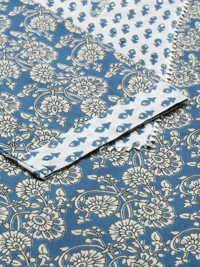 Neeru'S BLUE Color COTTON Fabric Kurta