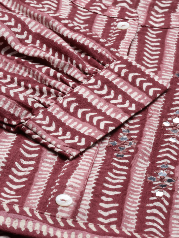 Neerus Maroon Color Flex Fabric Kurta