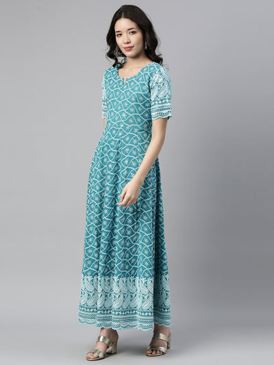 Neeru'S FEROZI color, COTTON fabric Kurta