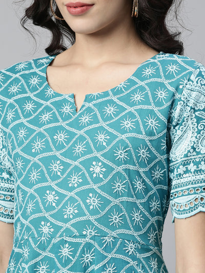 Neeru'S FEROZI color, COTTON fabric Kurta
