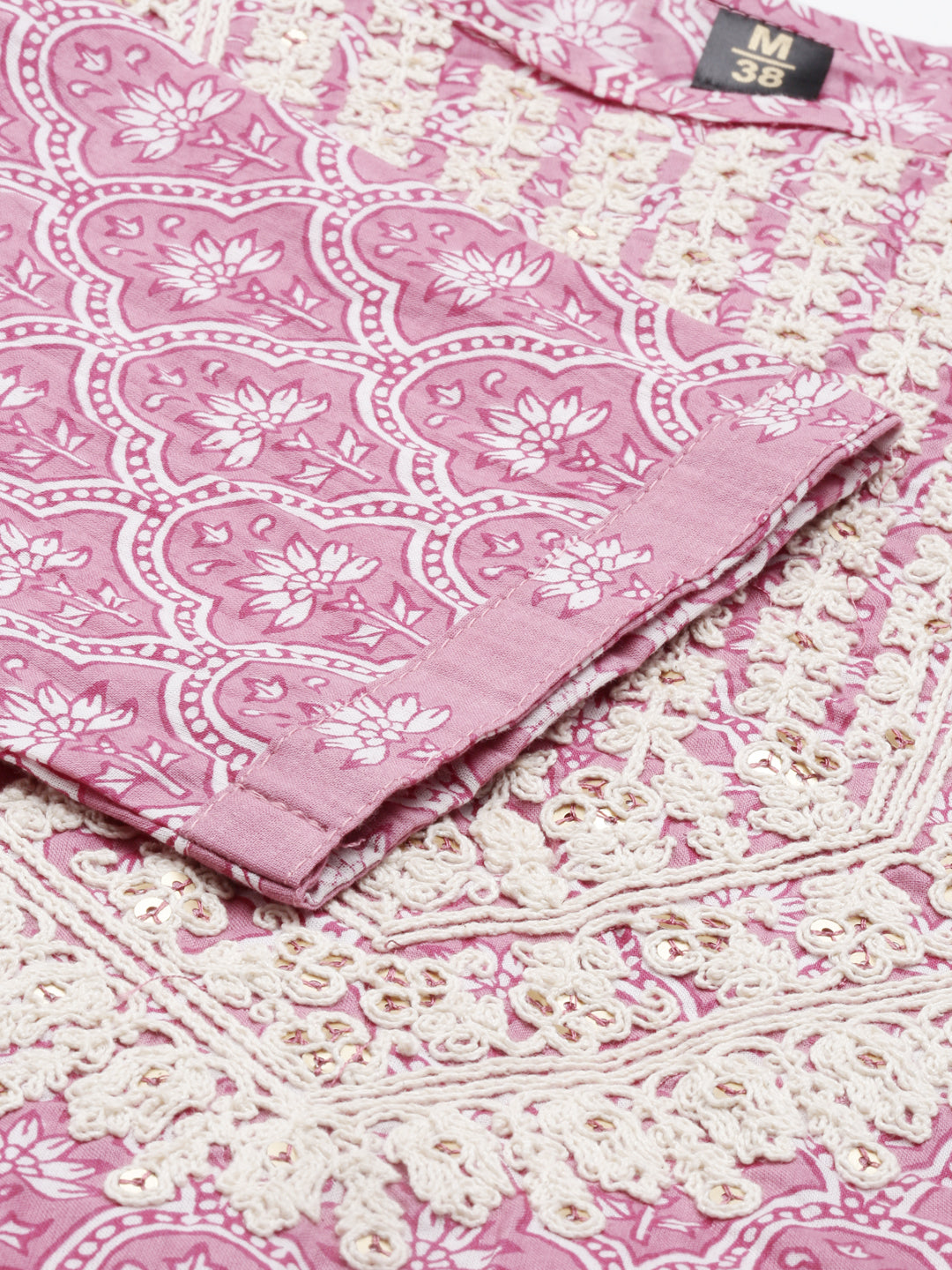 Neeru's Lavender Color Cotton Fabric Kurta