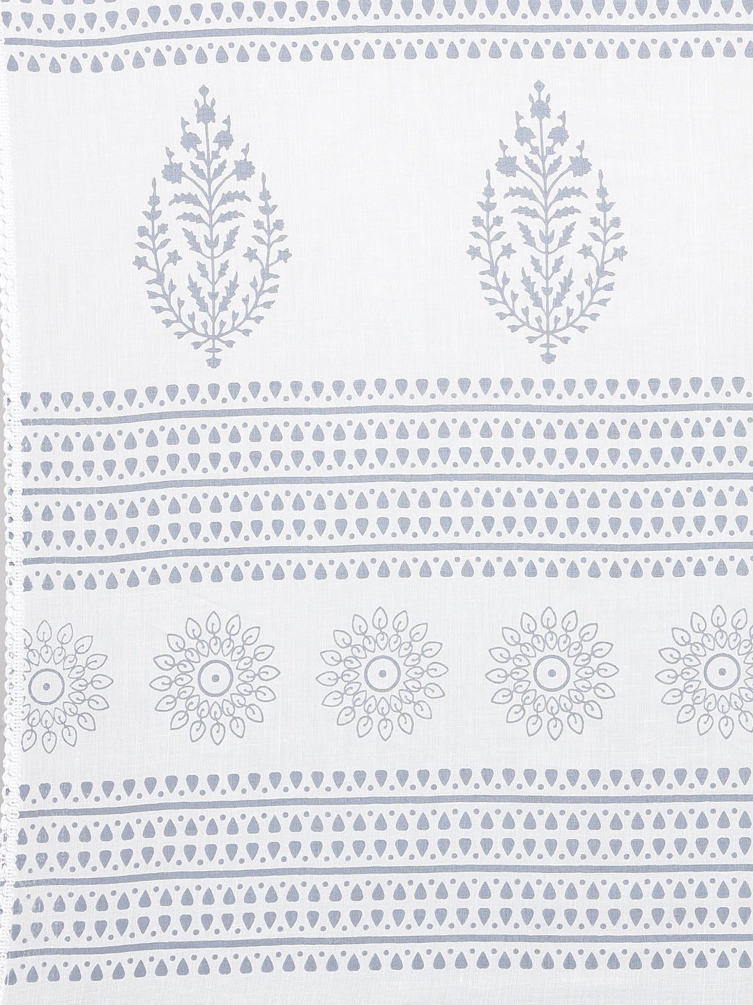 Neerus Indigo Color Cotton Fabric Kurta With Dupatta