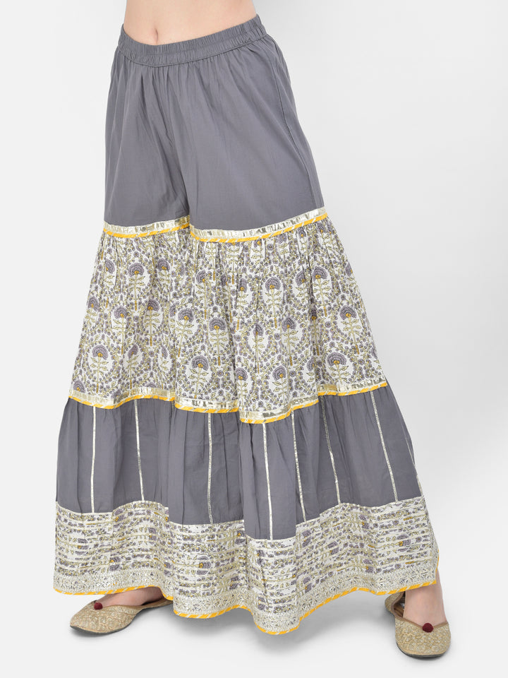 Neerus'S Off White Color Cotton Fabric Suit