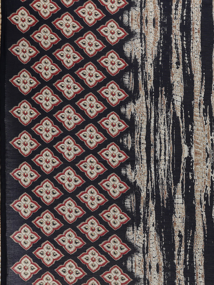 Neerusvy Blue Color Cotton Blend Fabric Kurta Sets With Dupatta