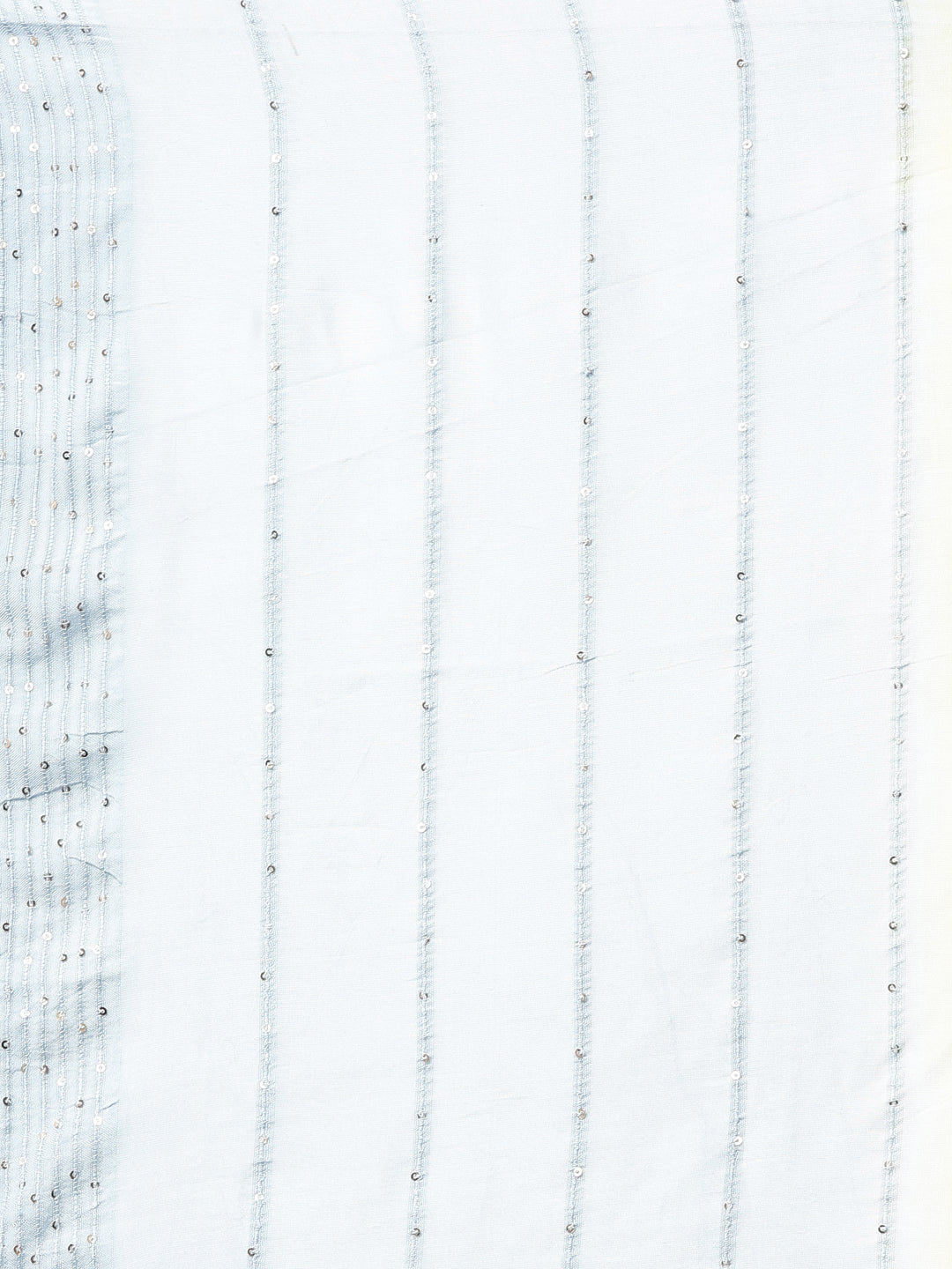 Neerus Yellow muslin solid kurta - detail view 7
