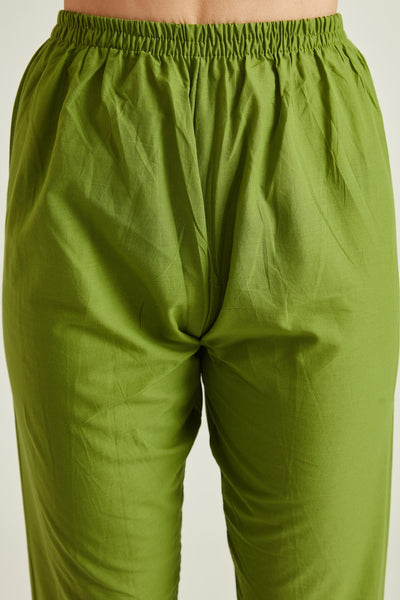Neeru'S M GREEN Colour BANARAS Fabric SUIT