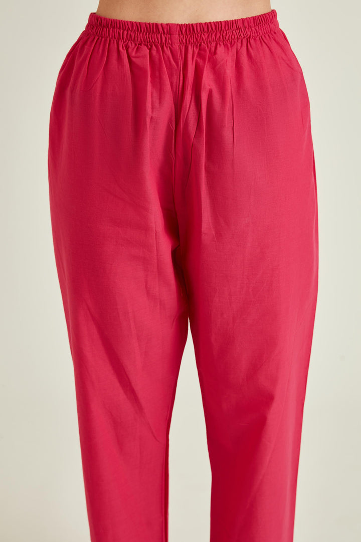 Neerus Pink Banarasi embroidered suit set - detail view 3