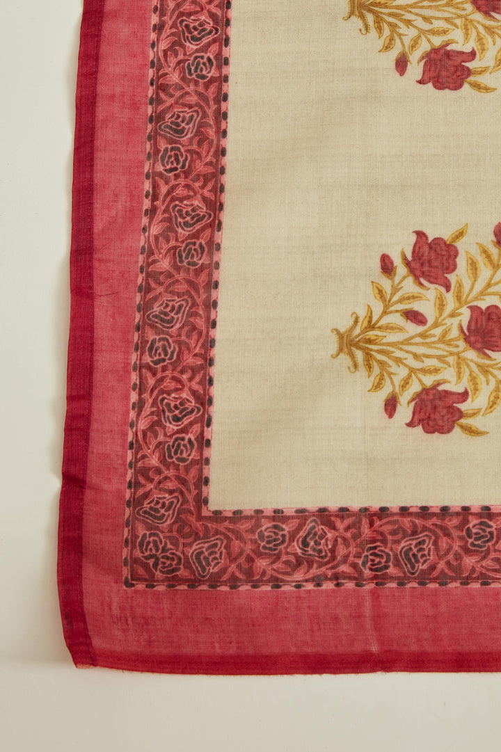 Neerus Beige Colour Chanderi Fabric Suit