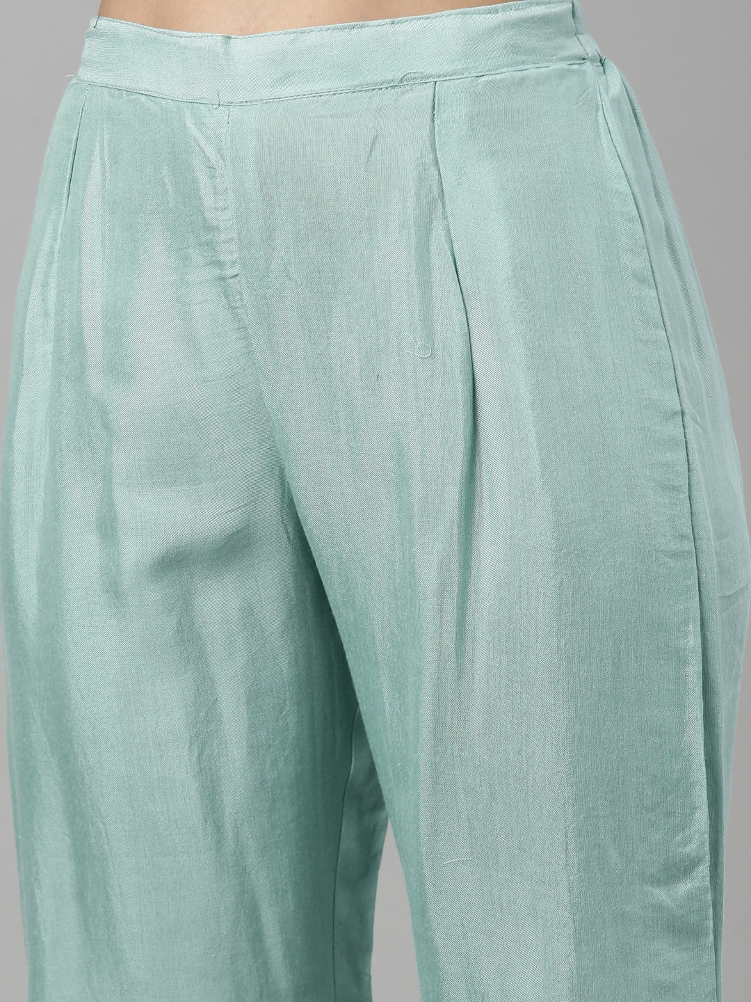 Neerus Blue Color Georgette Fabric Suit Set