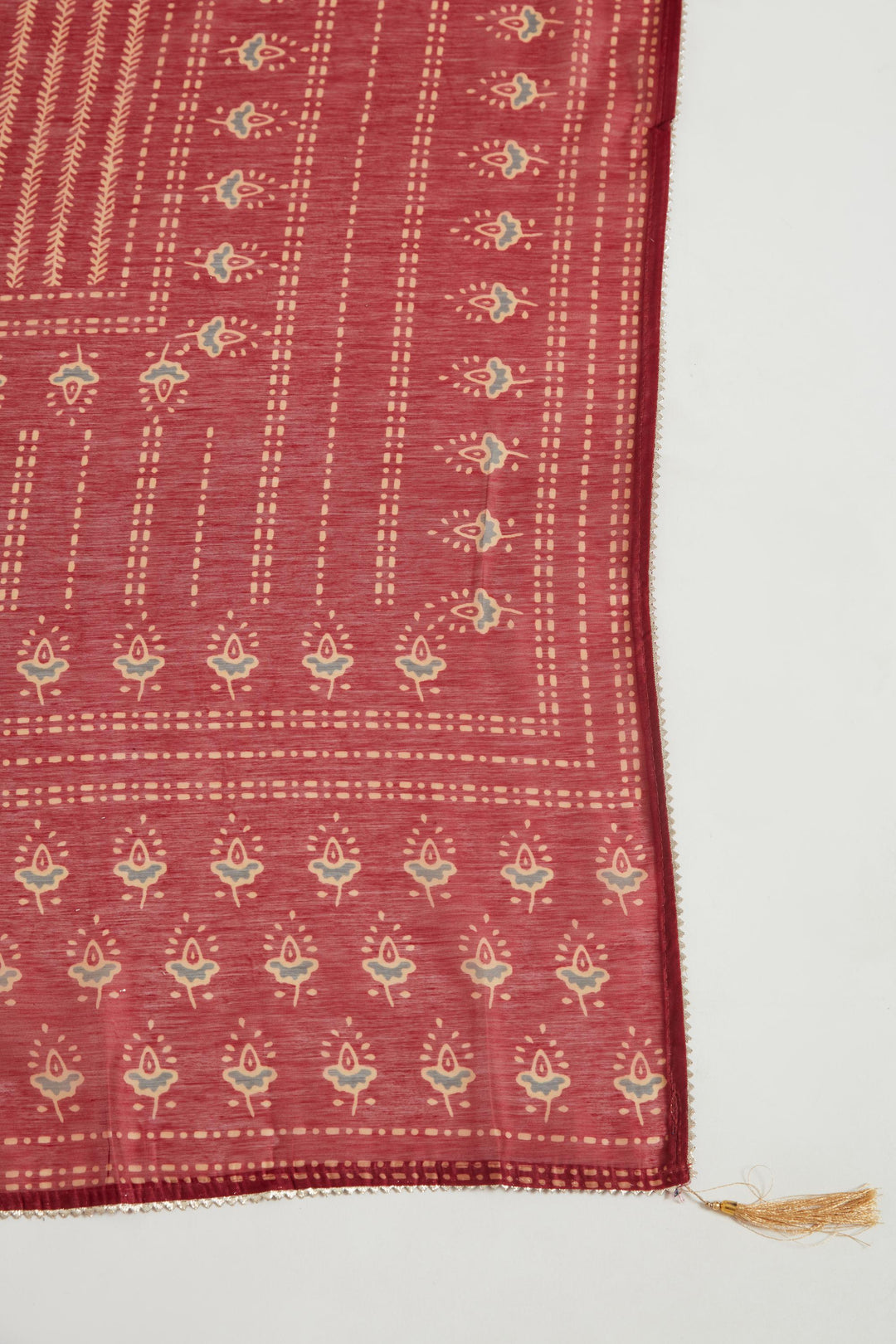 Neerus Maroon Color Cotton Fabric Salwar Kameez