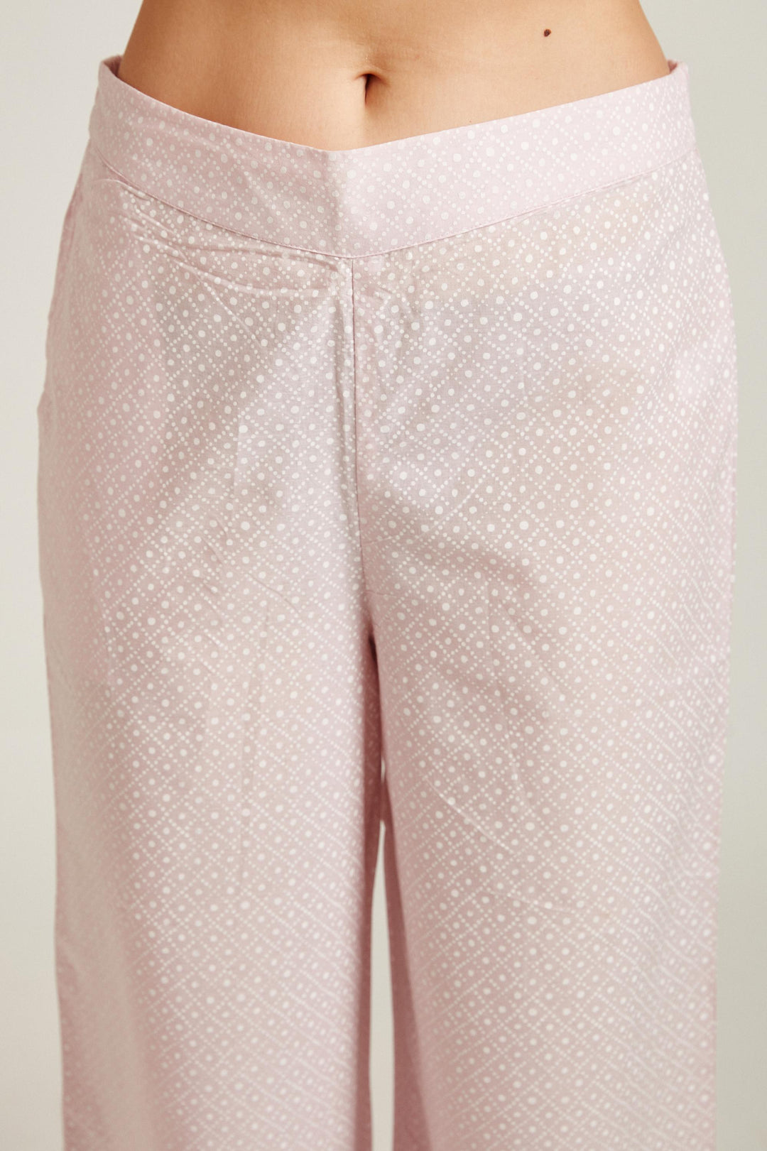 Neerus Pink Color Cotton Fabric Salwar Kameez