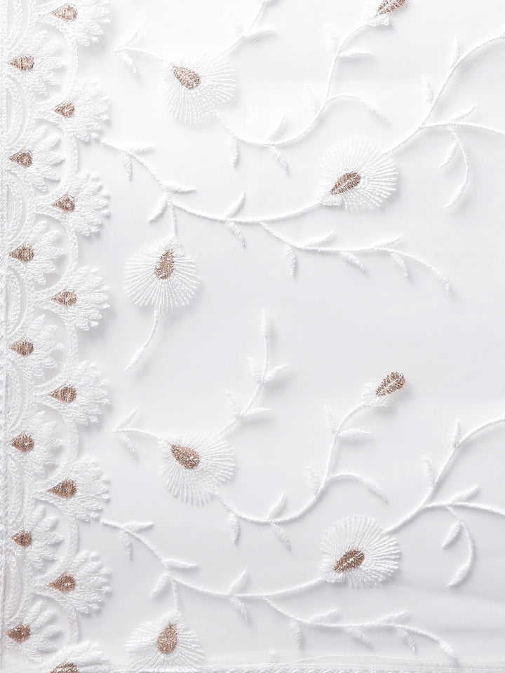 Neerus Yellow Embellished Straight Kurta