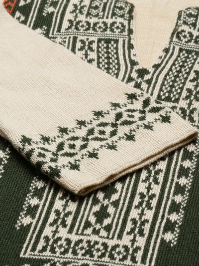 Neeru'S Ivory Color  Winter Wear Kurtha
