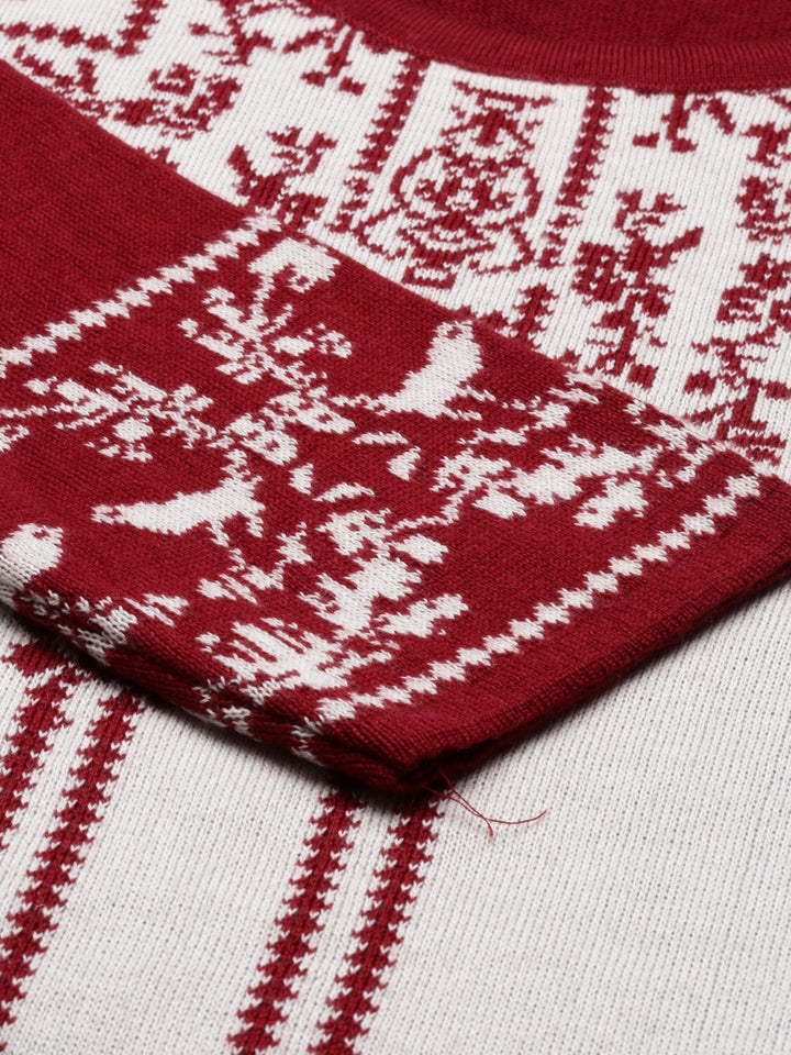 Neerus Maroon Color Winter Wear Kurtha