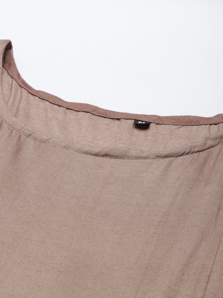 Neerus Rama Color Georgette Fabric Kurta